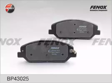 Комплект тормозных колодок FENOX BP43025