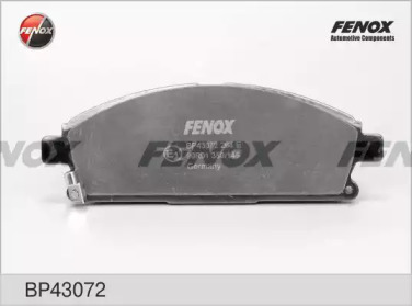 Комплект тормозных колодок FENOX BP43072