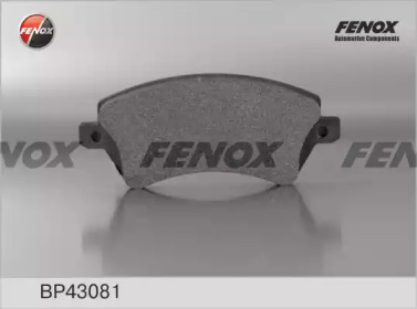 Комплект тормозных колодок FENOX BP43081