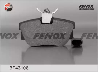 Комплект тормозных колодок FENOX BP43108