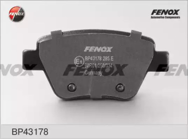 Комплект тормозных колодок FENOX BP43178