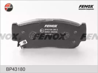 Комплект тормозных колодок FENOX BP43180