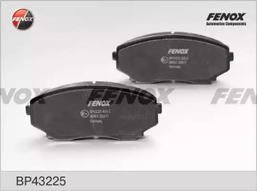 Комплект тормозных колодок FENOX BP43225