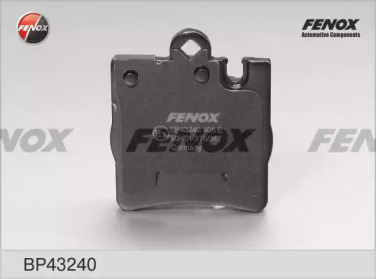 Комплект тормозных колодок FENOX BP43240