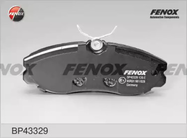 Комплект тормозных колодок FENOX BP43329