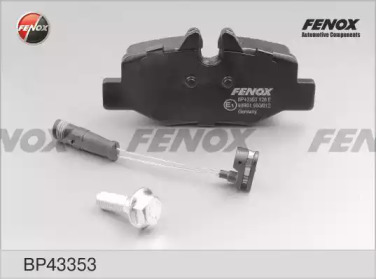 Комплект тормозных колодок FENOX BP43353