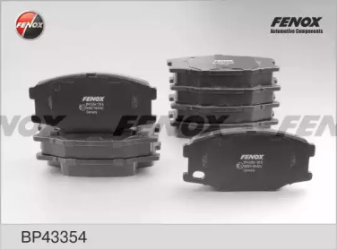 Комплект тормозных колодок FENOX BP43354