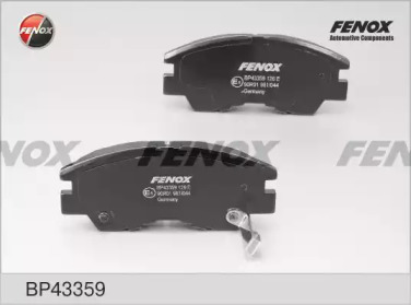 Комплект тормозных колодок FENOX BP43359