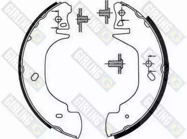 Комлект тормозных накладок GIRLING 5186293