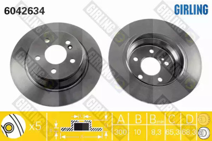 Тормозной диск GIRLING 6042634