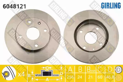 Тормозной диск GIRLING 6048121