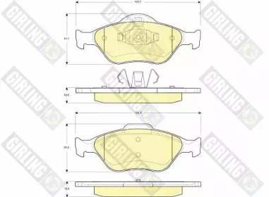 Комплект тормозных колодок GIRLING 6114192
