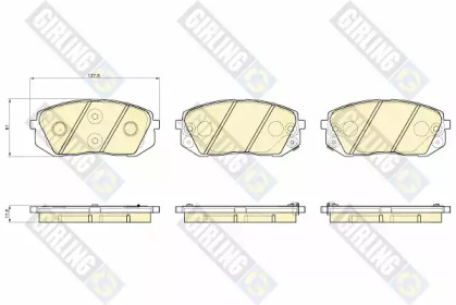 Комплект тормозных колодок GIRLING 6135309