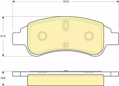 Комплект тормозов GIRLING 6411704