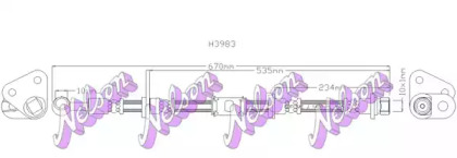 Шлангопровод KAWE H3983