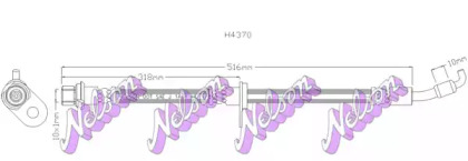 Шлангопровод KAWE H4370