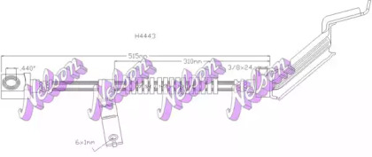 Шлангопровод KAWE H4443