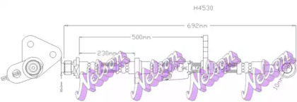 Шлангопровод KAWE H4530