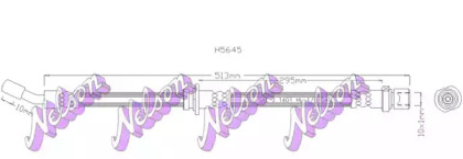 Шлангопровод KAWE H5645