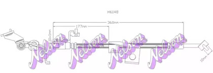 Шлангопровод KAWE H6148