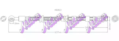 Шлангопровод KAWE H6863