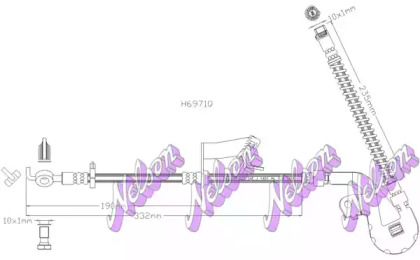 Шлангопровод KAWE H6971Q