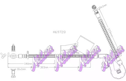 Шлангопровод KAWE H6972Q