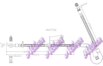 Шлангопровод KAWE H6974Q