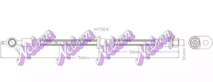 Шлангопровод KAWE H7004