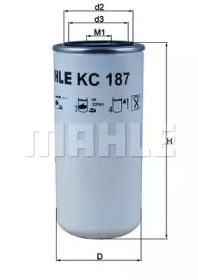 Фильтр MAHLE ORIGINAL KC 187