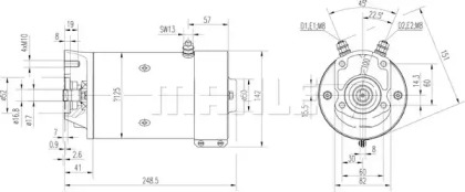 Стартер MAHLE ORIGINAL MS 756