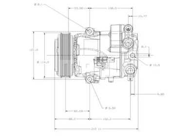 Компрессор MAHLE ORIGINAL ACP 56