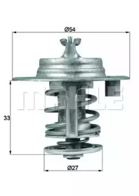 Термостат MAHLE ORIGINAL TI 91 87D