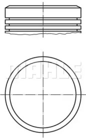 Поршень MAHLE ORIGINAL 037 75 00