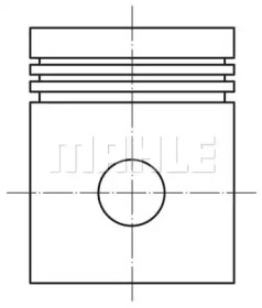 Поршень MAHLE ORIGINAL 081 90 02