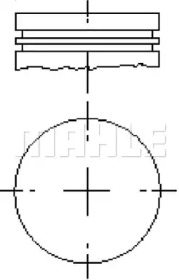 Поршень MAHLE ORIGINAL 081 PI 00112 001