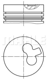 Поршень MAHLE ORIGINAL 011 PI 00105 000