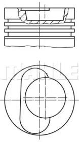 Поршень MAHLE ORIGINAL 099 48 00