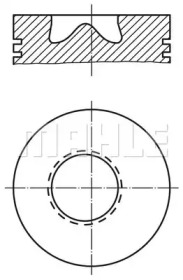 Поршень MAHLE ORIGINAL 028 PI 00128 002