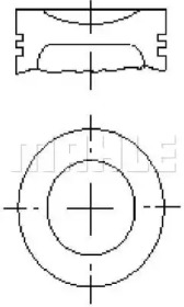 Поршень MAHLE ORIGINAL 061 PI 00111 000