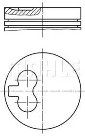 Поршень MAHLE ORIGINAL 037 PI 00113 001