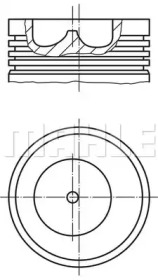 Поршень MAHLE ORIGINAL 081 PI 00104 002