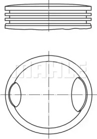 Поршень MAHLE ORIGINAL 030 68 03