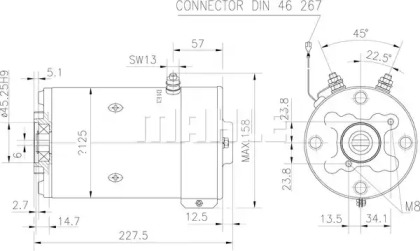 Фильтр MAHLE ORIGINAL LX 1886