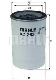 Фильтр MAHLE ORIGINAL KC 362D