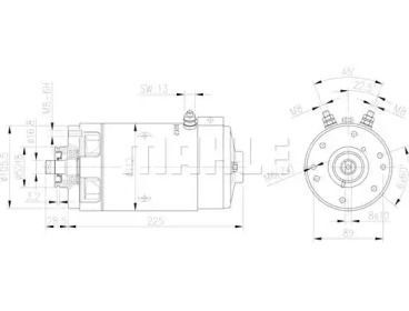 Стартер MAHLE ORIGINAL MS 10