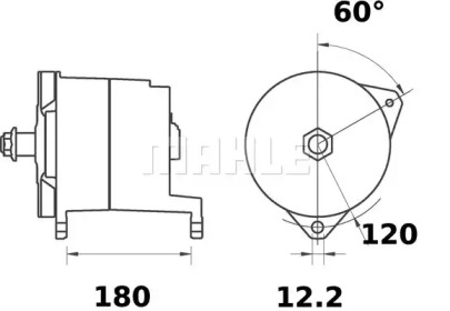 Генератор MAHLE ORIGINAL MG 364