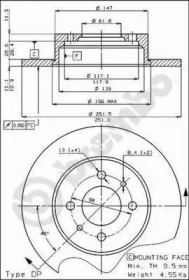 Тормозной диск BRECO BS 7210