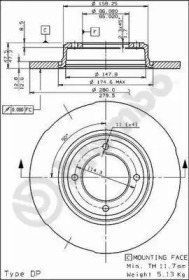 Тормозной диск BRECO BS 7499