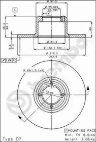 Тормозной диск BRECO BS 7263